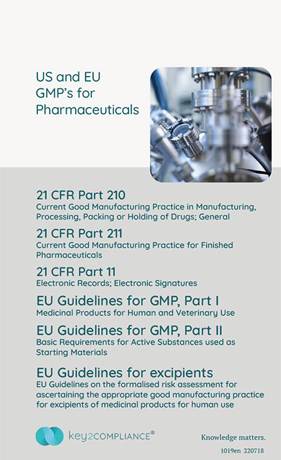 US and EU GMP's for Pharmaceuticals
