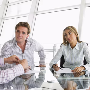 A Quality team reviewing documents in a conference room