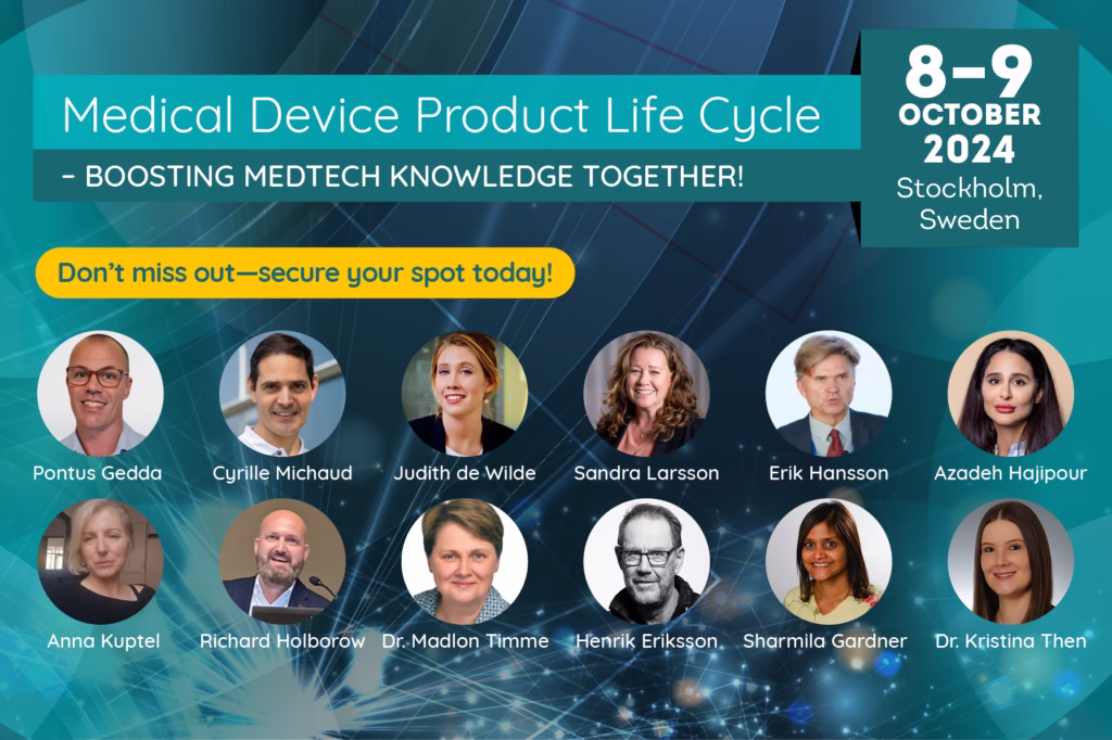 Medical Device Product Life Cycle Conference 2024 - Speakers