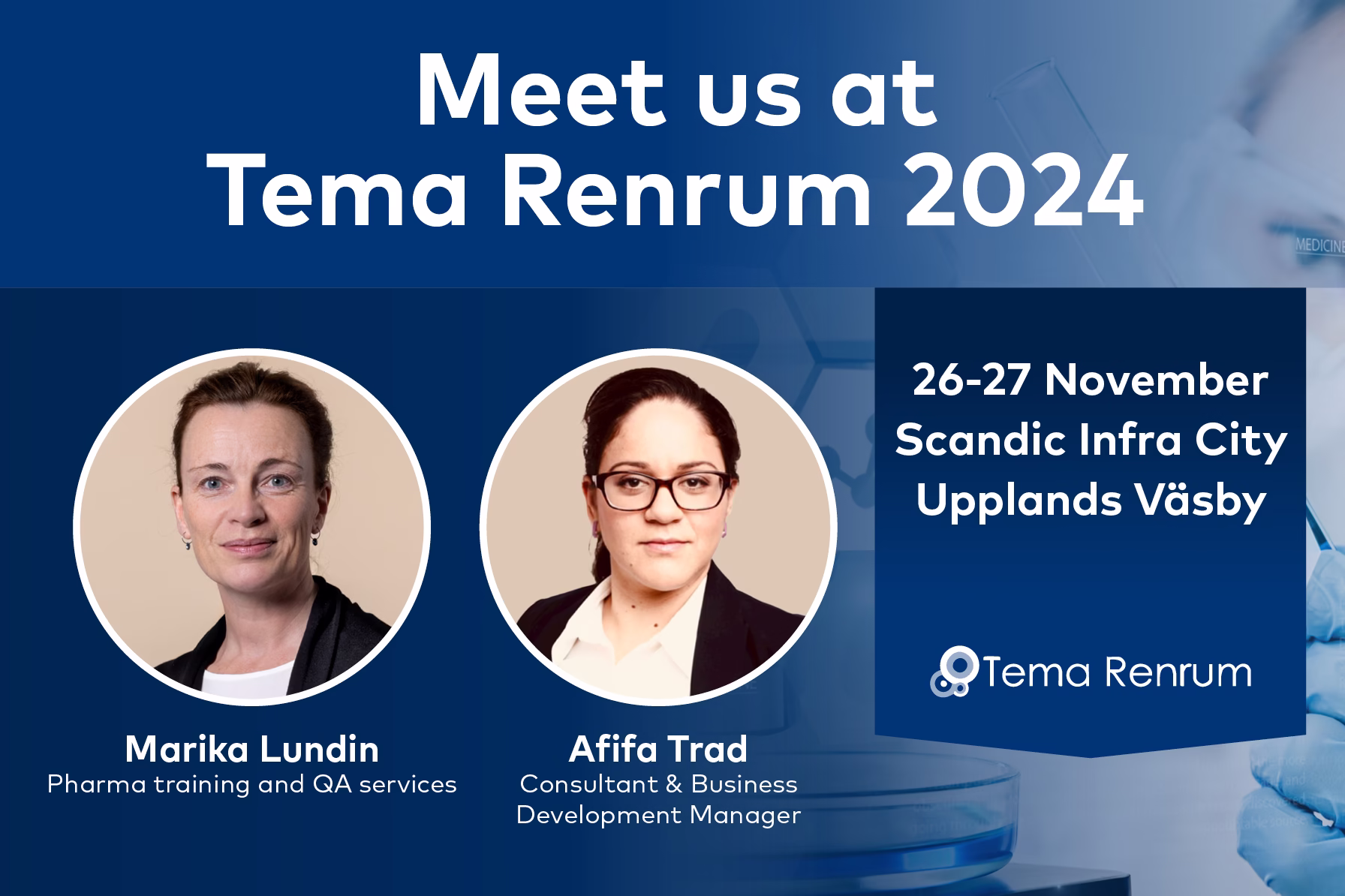 Meet us at Tema Renrum 2024