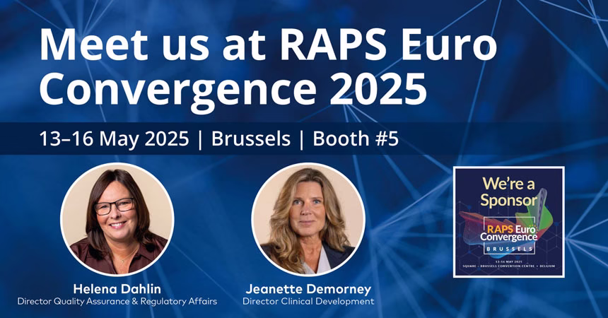 Meet us at RAPS Euro Convergence Brussels