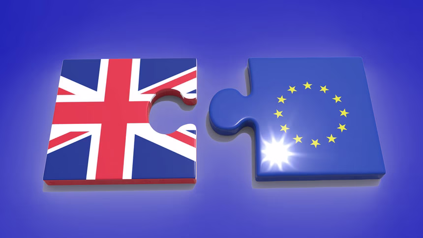 UK and EU flags