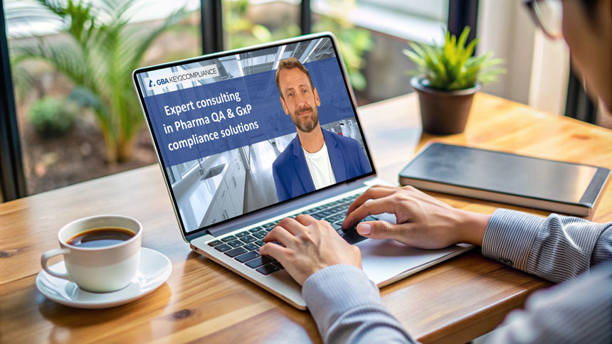 Avatar online training on laptop